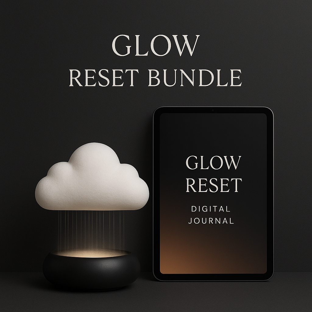 Glow Reset Bundle – Digital Journal + Rainbow Cloud Humidifier & Diffuser