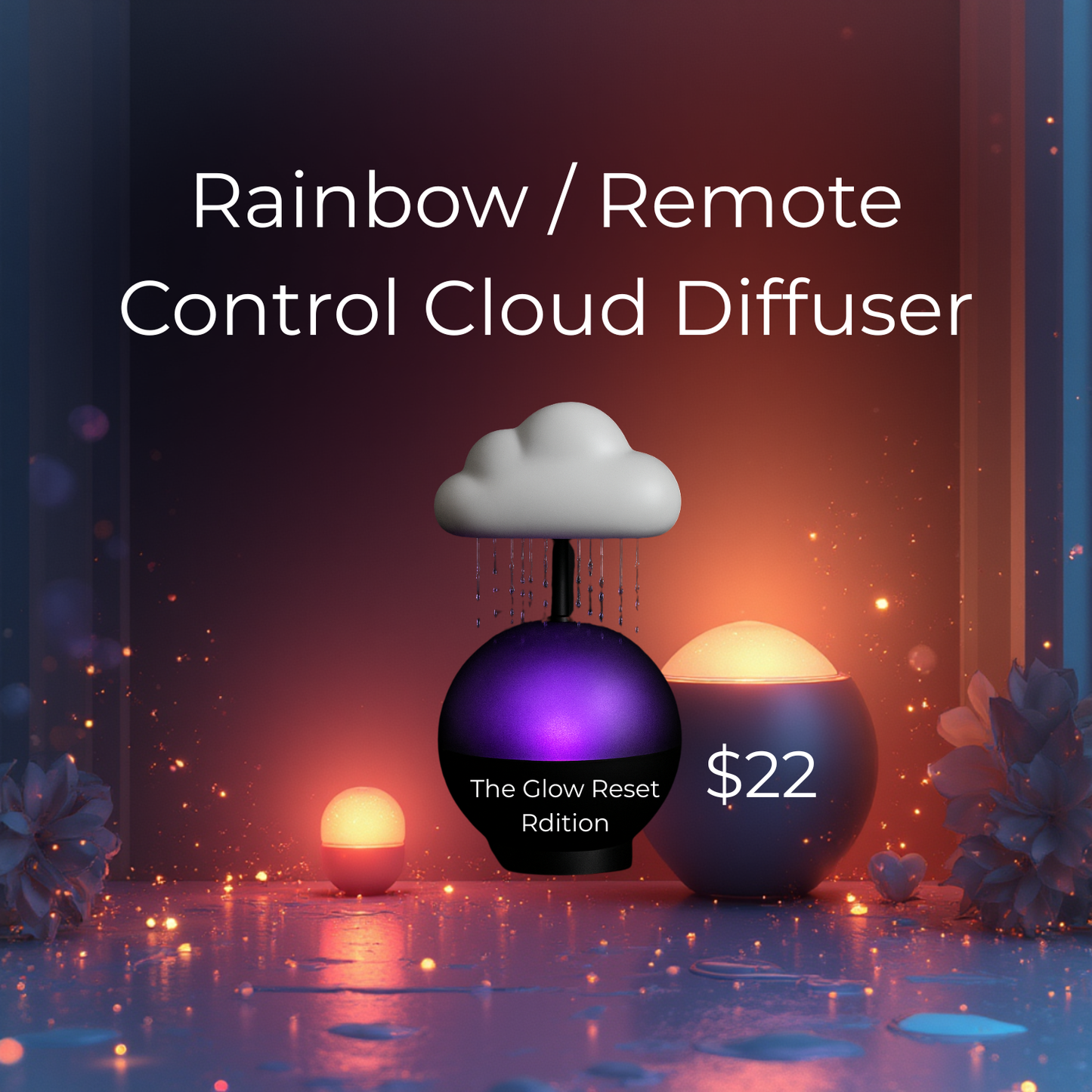 Rainbow Cloud Humidifier & Diffuser - Glow Reset Edition